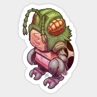 B Movie Monster Bug Sticker